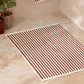 Hebden Pecan & Beige bath mat image