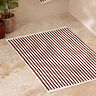 Hebden Stripe Bath Mat - Pecan main image