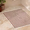 Hebden Stripe Bath Mat - Pecan main image