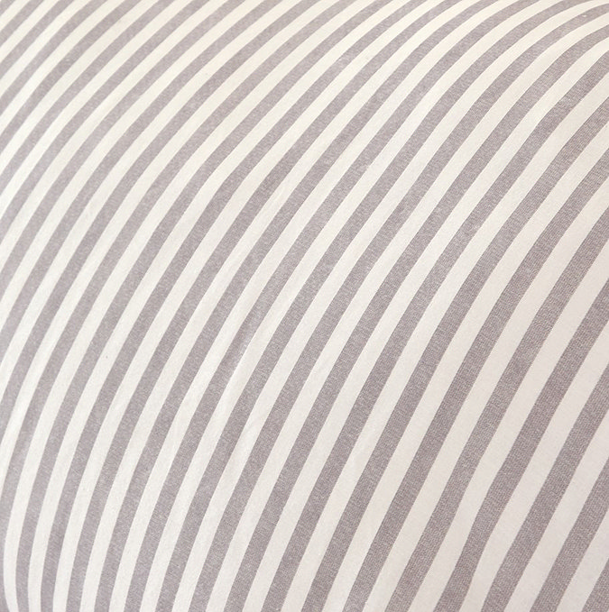 Hebden pillowcase mauve close up on bed image 2