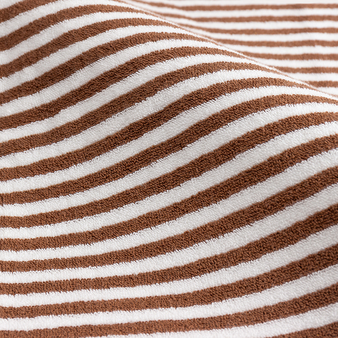 Hebden Stripe Towel - Pecan carousel image