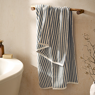 Hebden stripe towel image