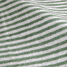 Hebden Green & Beige towels close up image