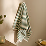 Hebden Green and Beige Towel