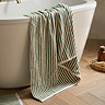 Hebden Green and Beige Towel