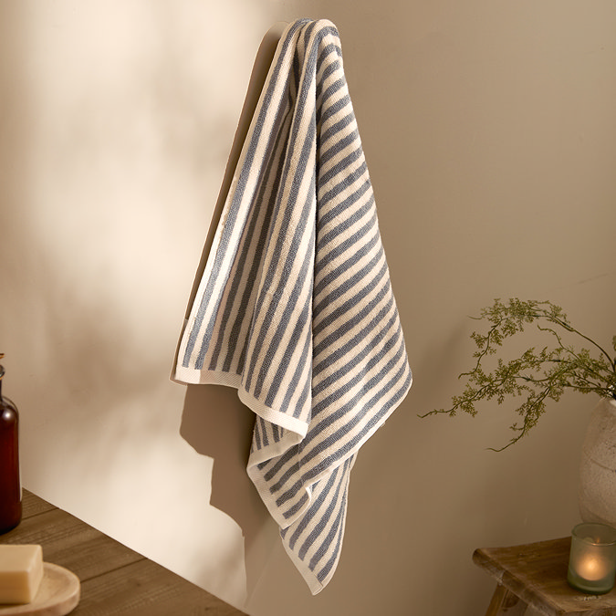 Hebden Grey and Beige Towel