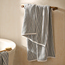 Hebden Grey and Beige Towel