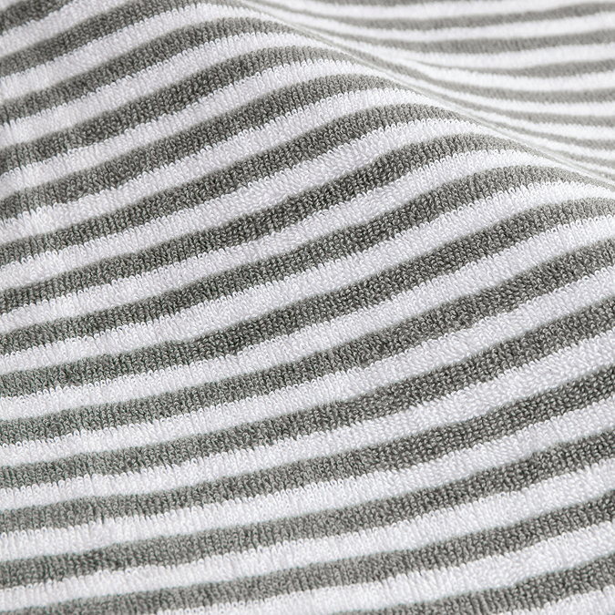 Hebden Stripe Towel - Grey carousel image