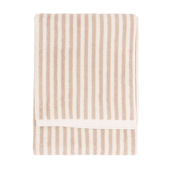 Hebden Natural and Beige towel