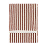 Hebden Pecan and beige towel
