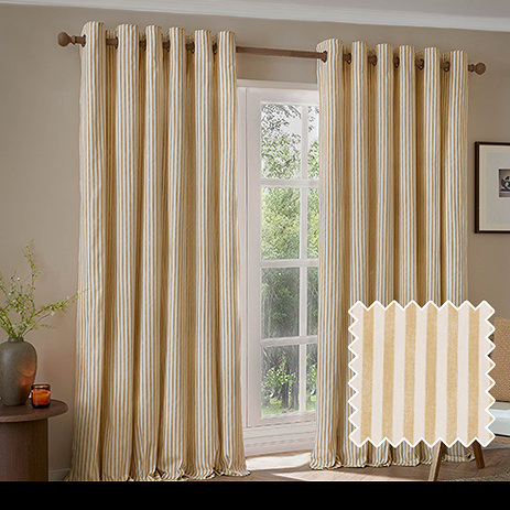 Hebden Blackout Honey Yellow - Eyelet