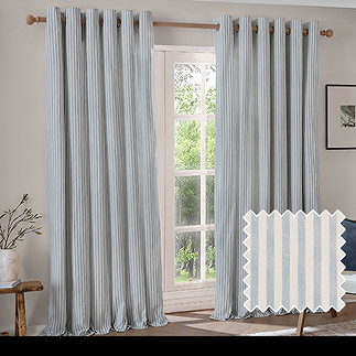 Hebden Blackout Mineral Blue - Eyelet
