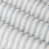 Hebden Stripe Blackout Pencil Pleat curtain in mineral blue image