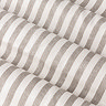 Hebden Stripe Blackout Pencil Pleat Curtains in mole close up texture image