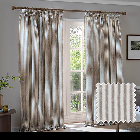 Hebden Blackout Mole - Pencil Pleat