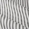 close up on grey striped pattern and texture of curtain