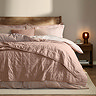 Hebden washed cotton bedspread on bed image