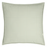 Hebden Washed Cotton 55x55cm Feather Cushion Bay Green