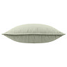 Hebden Washed Cotton 55x55cm Feather Cushion Bay Green