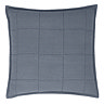 Hebden Washed Cotton Cushion 55x55cm Denim Blue