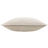 Hebden Washed Cotton 55x55cm Feather Cushion stone 