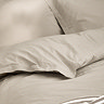 Hebden Washed Cotton Duvet Cover Set stone