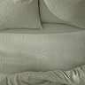 Hebden Washed Cotton Fitted Sheet bay green
