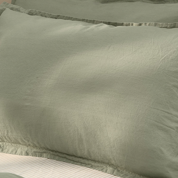 Hebden washed cotton pillowcase pairs