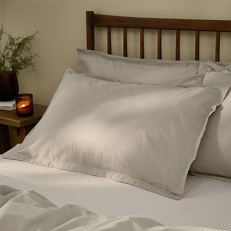 washed cotton pillowcases