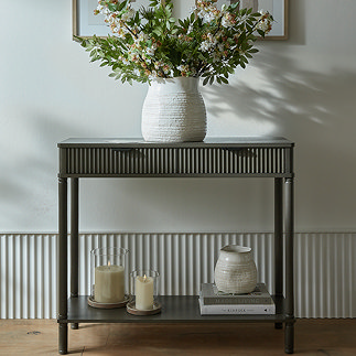 Newport 2 drawer console table lifestyle image