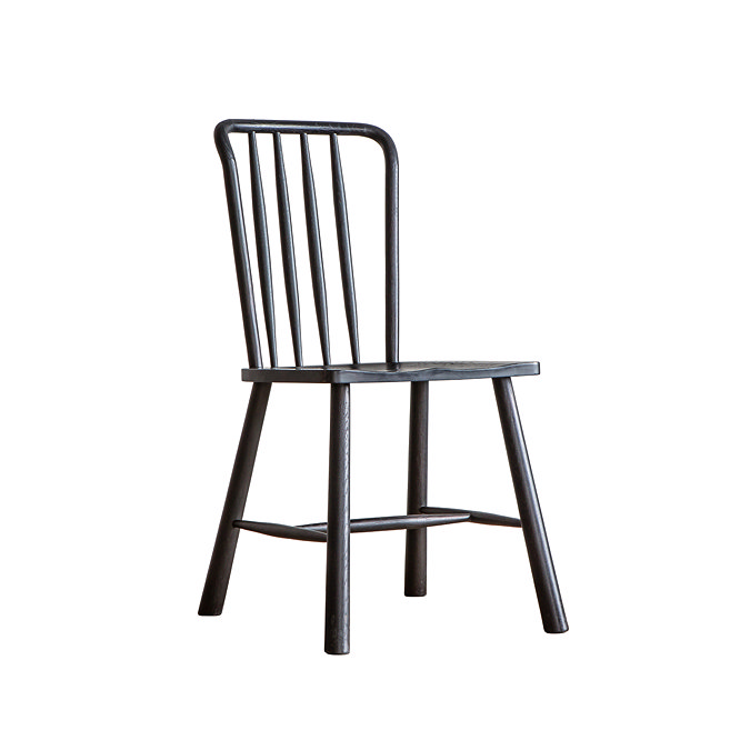 Henley Dining chair pair in black  image  8