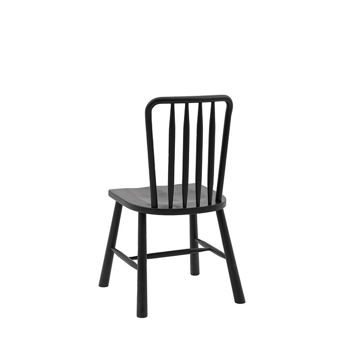 Henley Dining chair pair in black  image 5