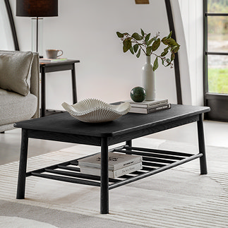 Henley Rectangle Coffee table Black image 1
