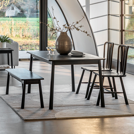 Henley Dining table black image 1