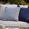 Hessle cushion in navy image 6