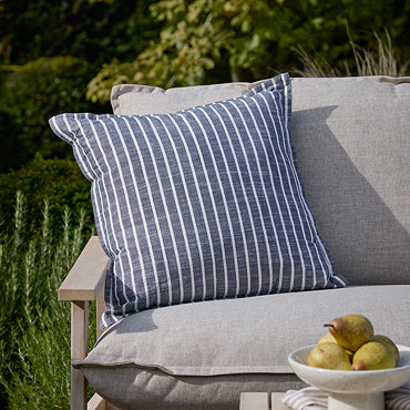 Hessle cushion in navy image 2