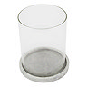 Hestia large stone Hurricane lantern
