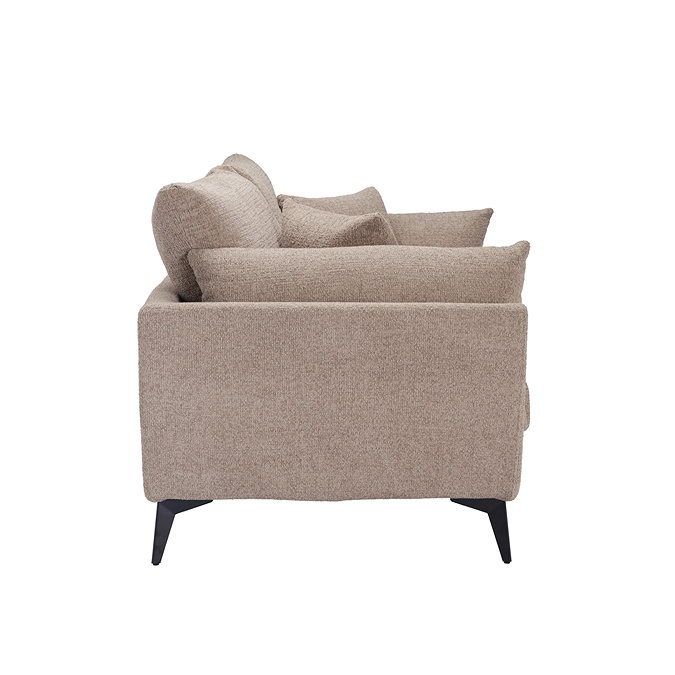 side on cut out image of taupe sofa