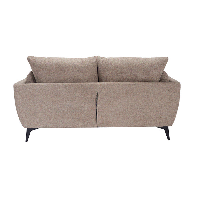 back cut out image of taupe 2 seat sofa