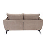 back cut out image of taupe 2 seat sofa