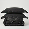 black stack of 300 thread count bedding