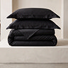 black stack of 300 thread count bedding