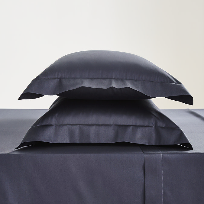 Dark Blue Hotel Luxury Oxford Pillowcases