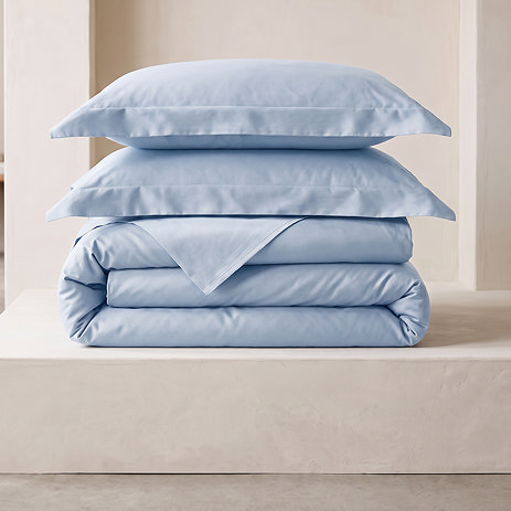 Stacked 300 thread count bedding 
