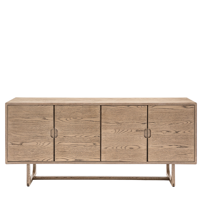 front on cut out image of four door sideboard