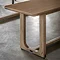 Howick Wooden Dining Bench Smoked oak close up image 2