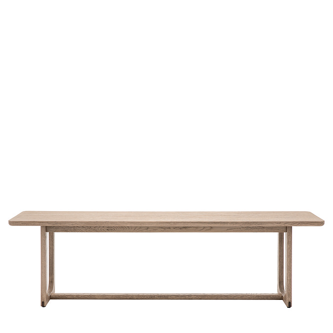 Howick Wooden Dining Bench Smoked oak product image 4