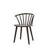 Howick Wooden Dining Chair Pair in mocha product image 2