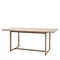 Howick Wooden Dining Table in smoked oak product image 1