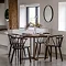 Howick Folding Dining Table in smoked oak in dining room image 1